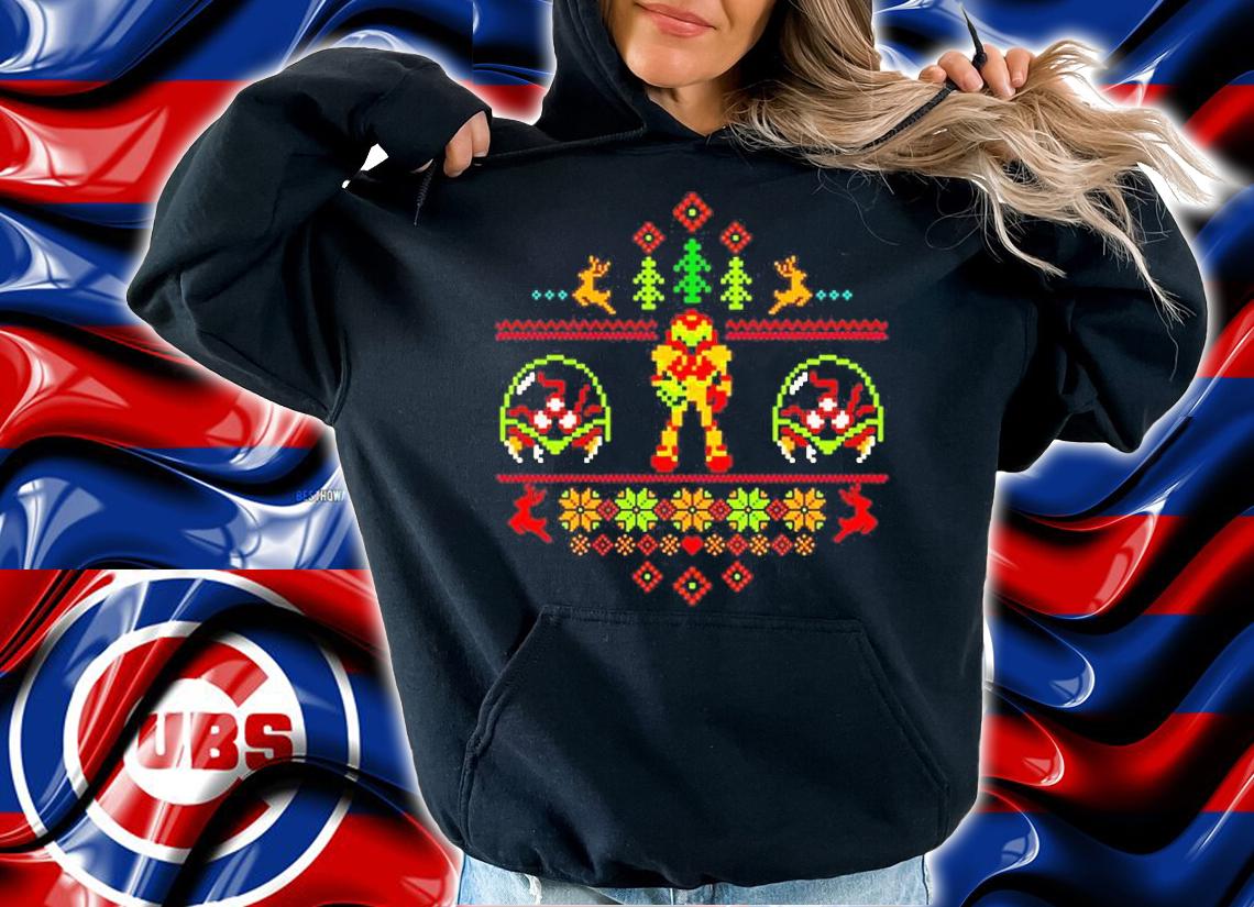 Samus Ugly Christmas Video Game Apparel T-Shirt t-shirt hoodie