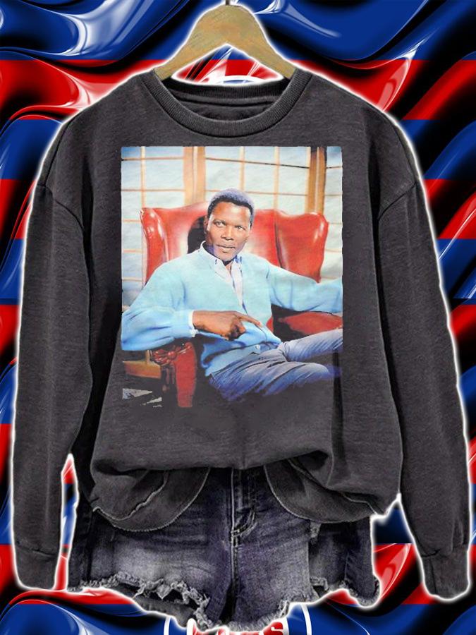 Sidney Poitier portrait T-shirt t-shirt sweatshirt