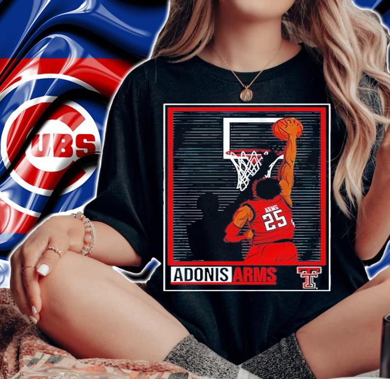 Texas Tech Basketball Adonis Arms Shirt t-shirt woman shirt