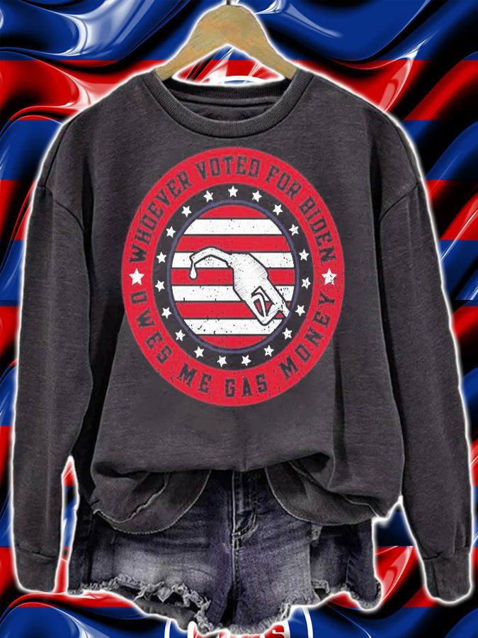 Whoever Voted Biden Owes Me Gas Money Vintage T-shirt t-shirt