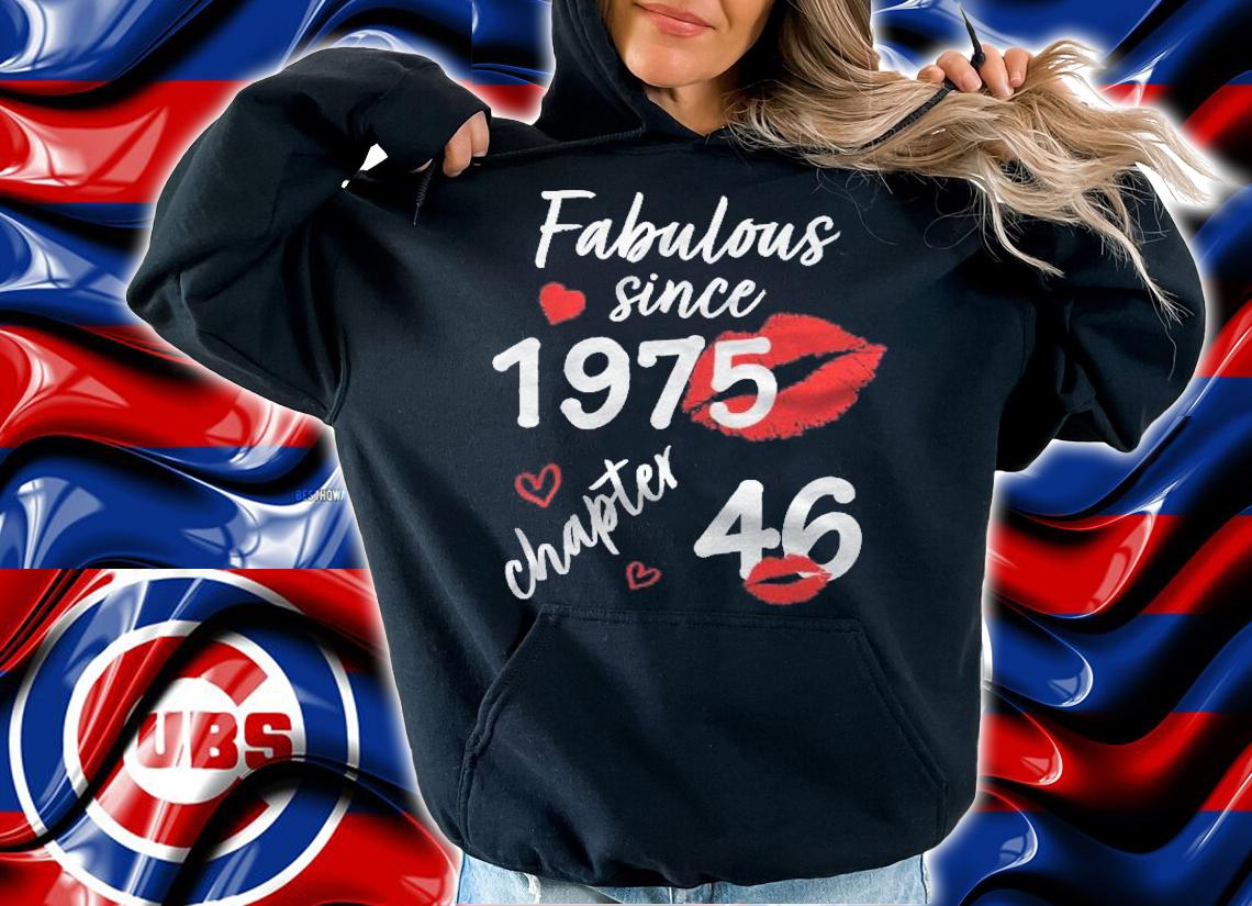 Womens 46 Years Old And Fabulous Since 1975 Chapter 46 Vintage Shirt t-shirt