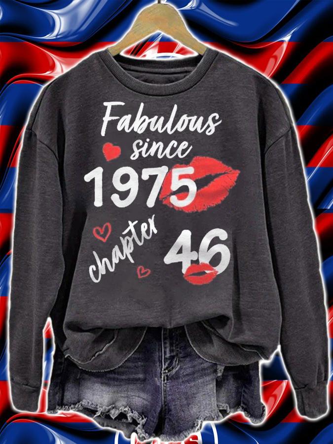 Womens 46 Years Old And Fabulous Since 1975 Chapter 46 Vintage Shirt t-shirt