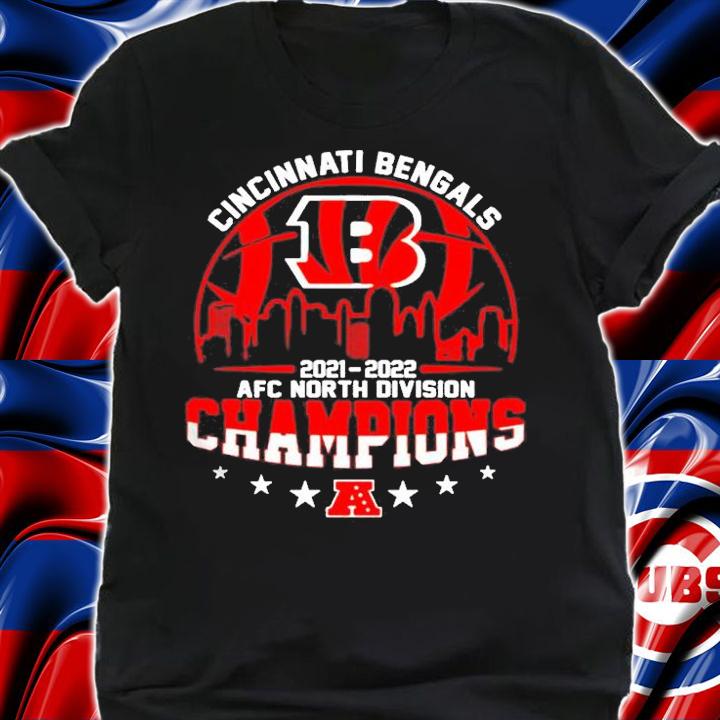 Cincinnati Bengals City 2021 2022 AFC North Division Champions Shirt t-shirt shirt