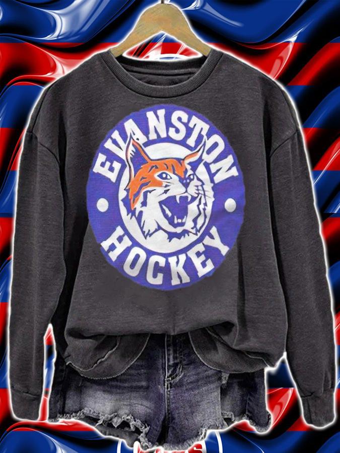 Evanston Hockey team logo 2022 T-shirt t-shirt sweatshirt