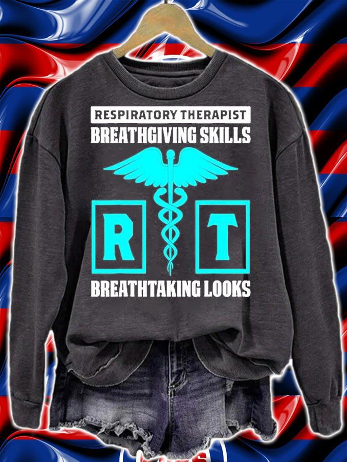 Funny Respiratory Therapist Gift for Therapy Week T-Shirt t-shirt