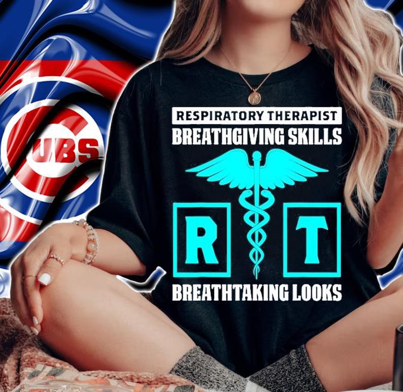 Funny Respiratory Therapist Gift for Therapy Week T-Shirt t-shirt