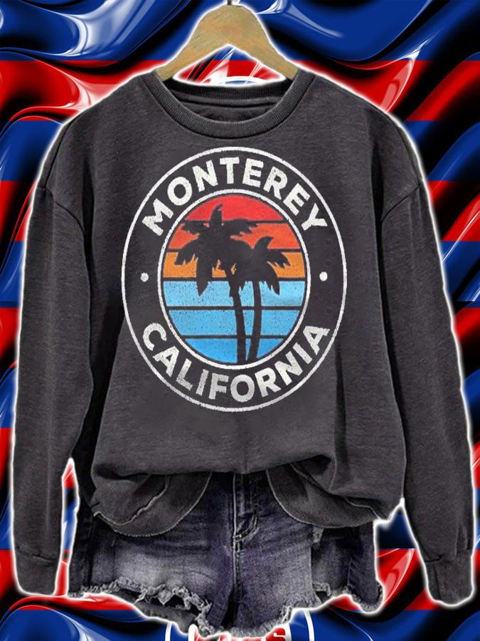 Monterey California Ca Vintage Graphic Retro 70S Shirt t-shirt sweatshirt