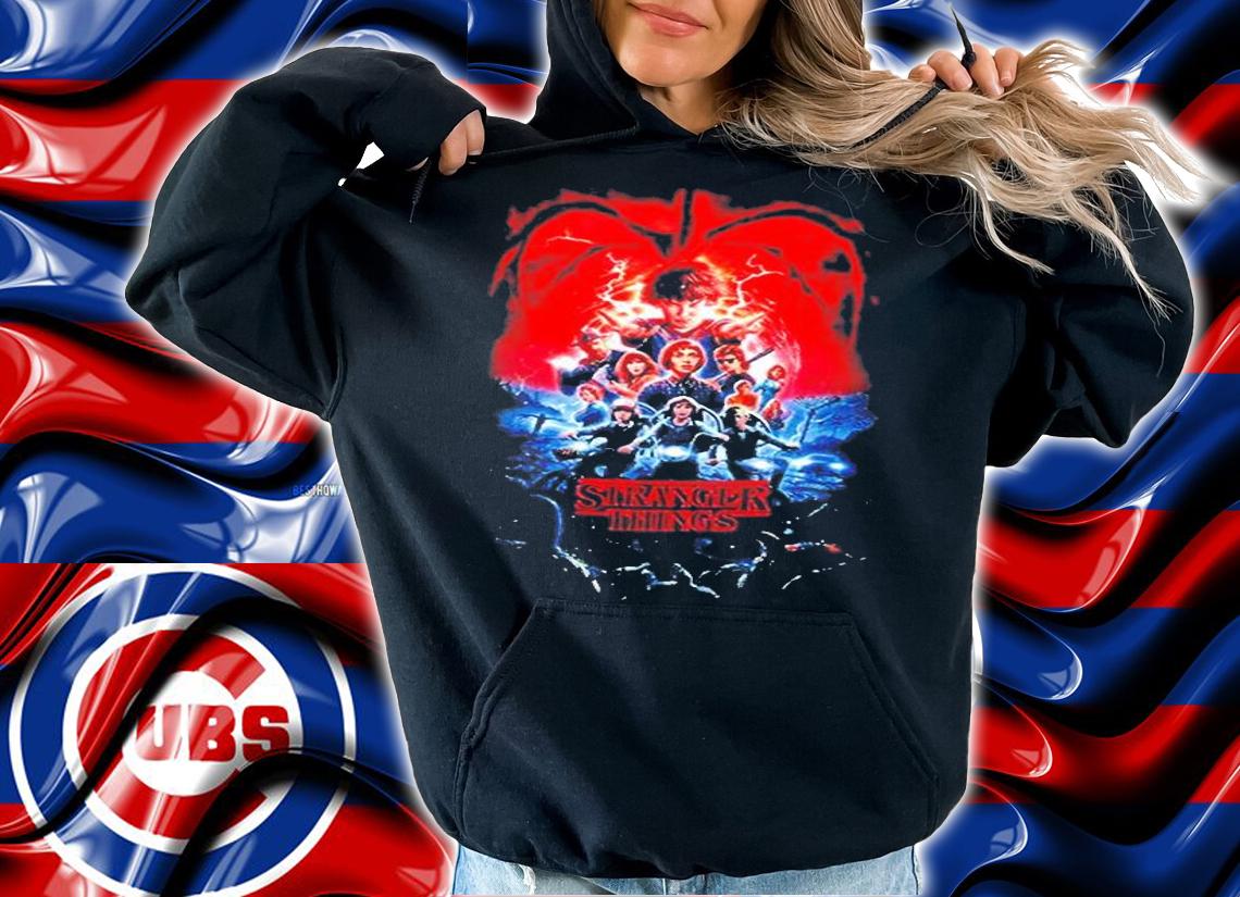 Stranger Things Season 2 Cast Poster Long Sleeve Adult T-Shirt t-shirt