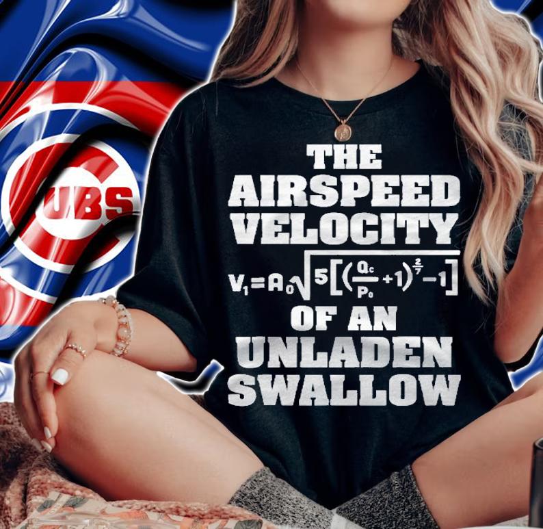 The Airspeed Velocity Of An Unladen Swallow Funny Shirt t-shirt woman shirt