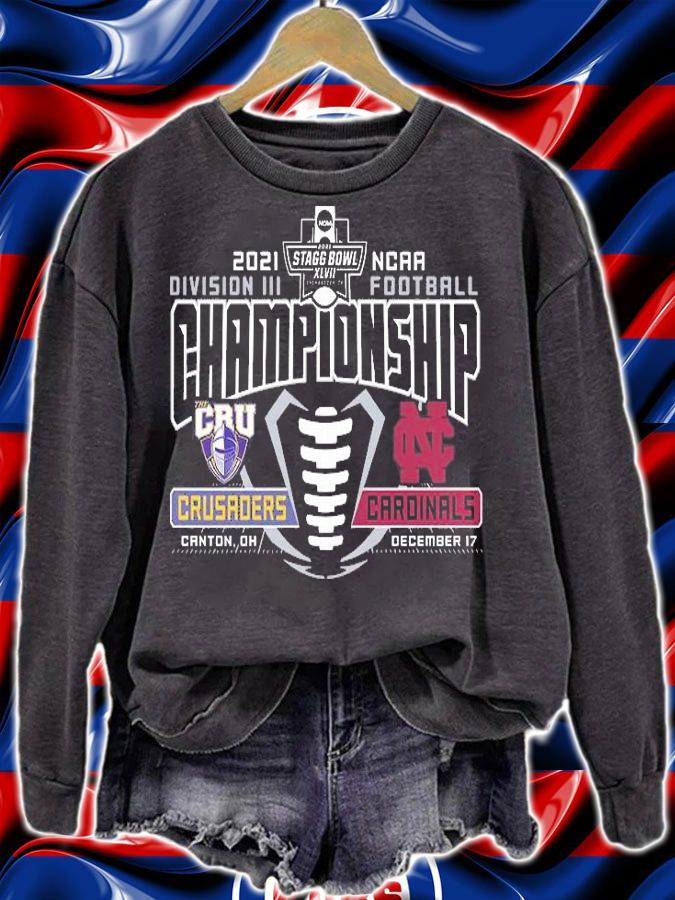 Crusaders Vs Cardinals Stagg Bowl 2021 Ncaa Football Division Iii Championship T-Shirt t-shirt sweatshirt