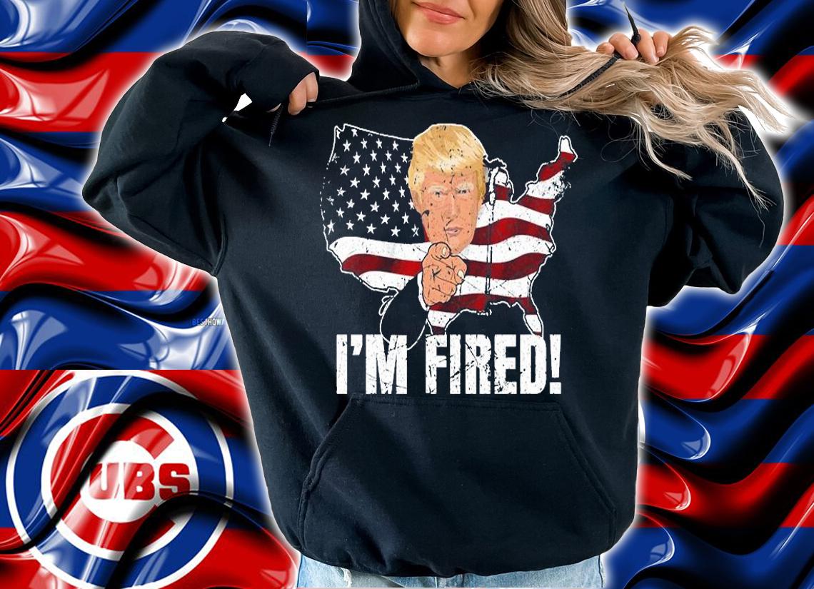 I'm Fired Donald Trump USA Flag Vintage T-Shirt t-shirt