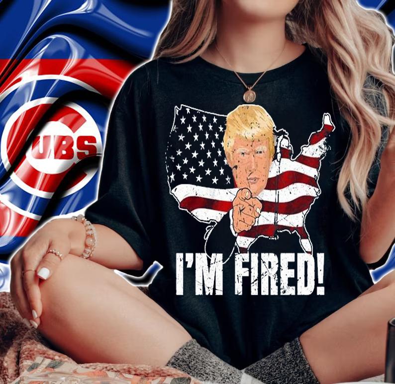 I'm Fired Donald Trump USA Flag Vintage T-Shirt t-shirt
