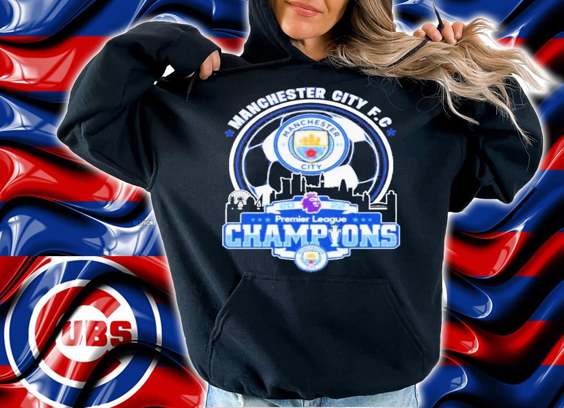 Manchester City FC 2022 Premier League Champions Shirt t-shirt