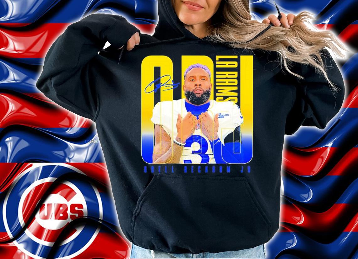 Odell Beckham Jr Los Angeles Rams Basketball Signatures Shirt t-shirt