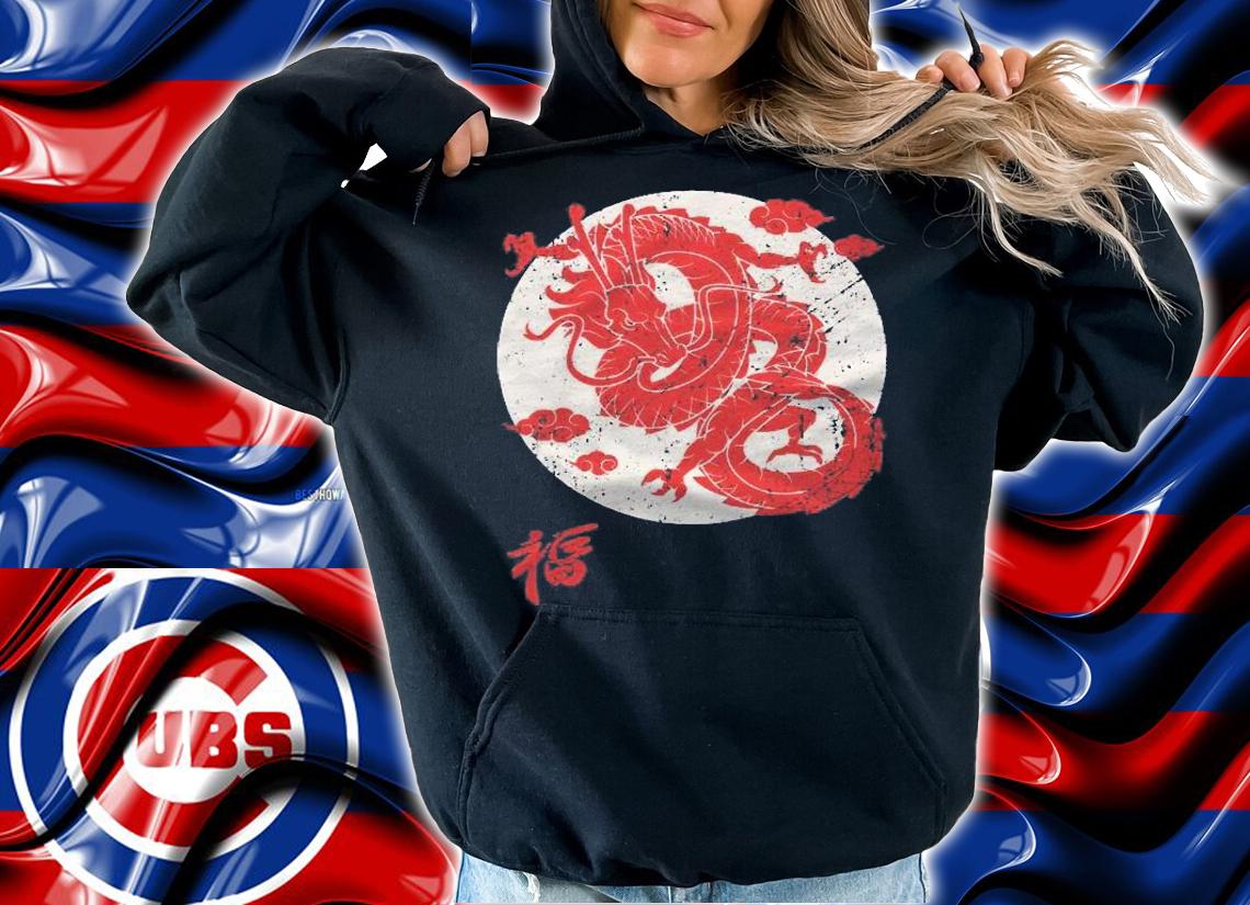 Red Dragon White Rising Sun Chinese Strength Symbol Shirt t-shirt