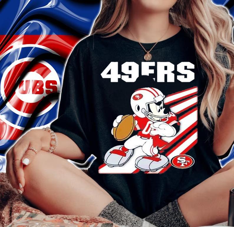 San Francisco 49ers Mickey Mouse T-Shirt t-shirt