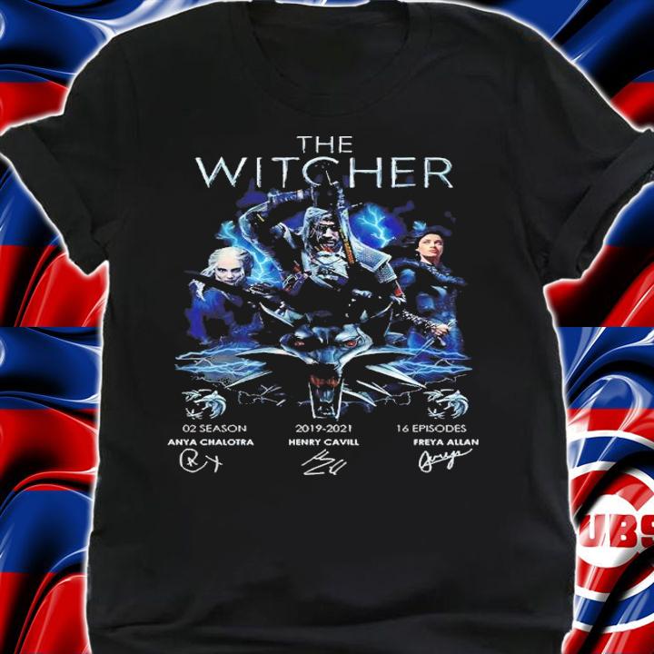 The Witcher 02 Season 2019-2021 16 Episode Signatures Shirt t-shirt shirt