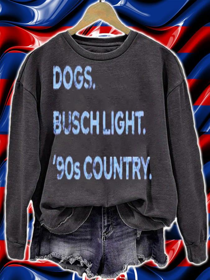 Dogs Busch Light '90s Country Shirt t-shirt