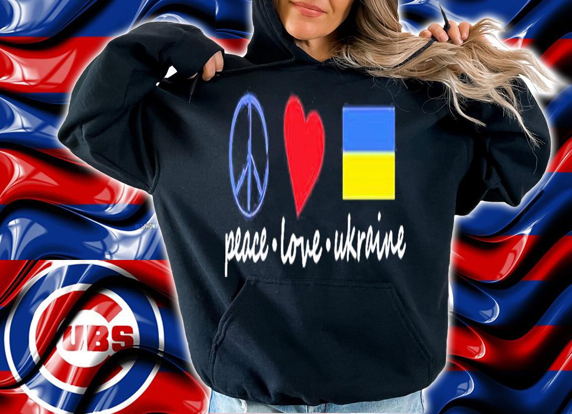 Peace Love Ukraine 2022 T-Shirt t-shirt