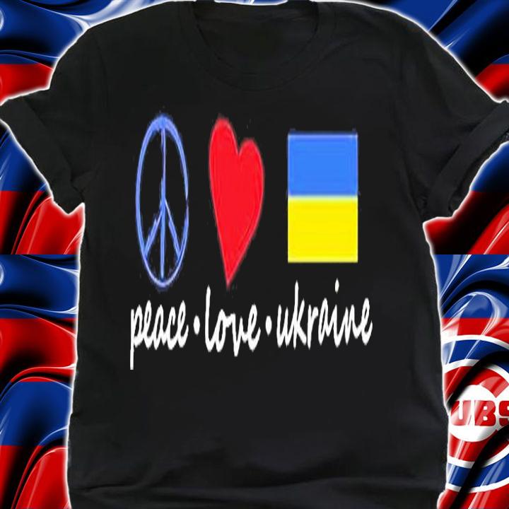 Peace Love Ukraine 2022 T-Shirt t-shirt