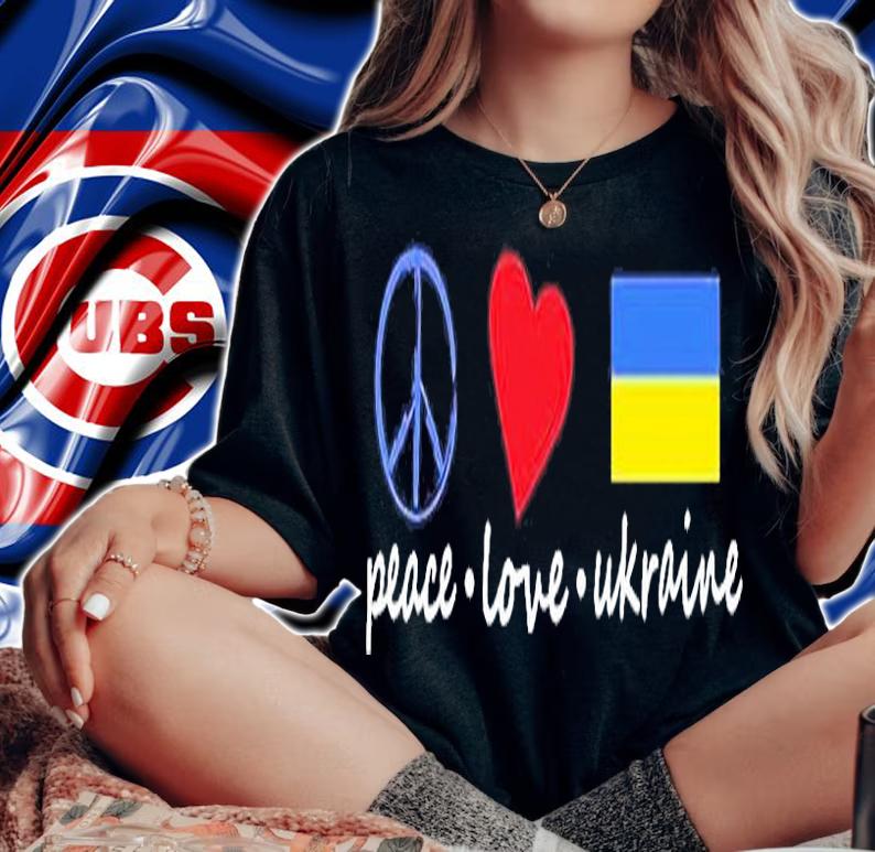Peace Love Ukraine 2022 T-Shirt t-shirt