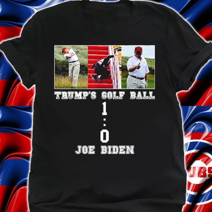 Joe Biden Falling Down Stairs Trump's Golf Ball Vs Biden T-Shirt t-shirt shirt