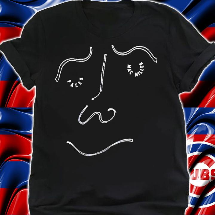 Mac Miller Faces smile T-shirt t-shirt
