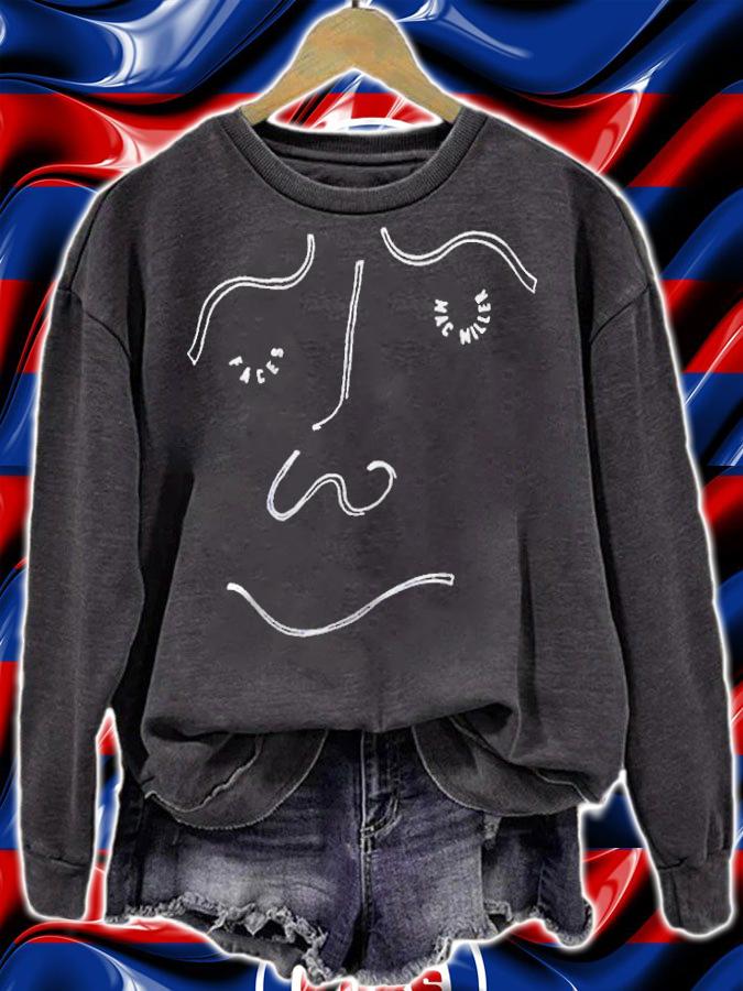 Mac Miller Faces smile T-shirt t-shirt