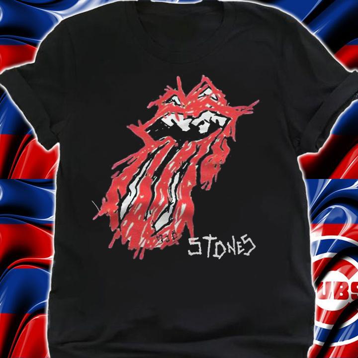 Rolling Stones no filter scribbled tongue black T-shirt t-shirt shirt