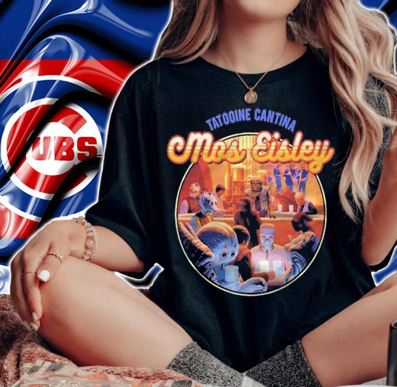 Star Wars Mos Eisley Tatooine Cantina Circle Portrait Pullover Shirt t-shirt