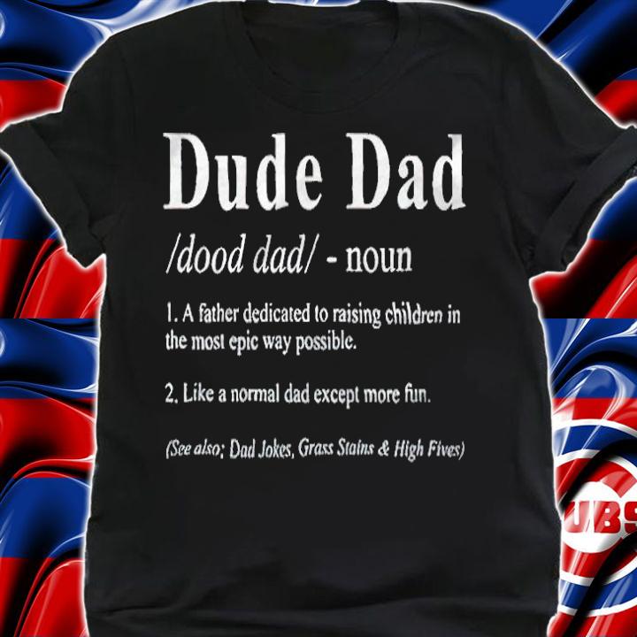 Dude Dad definition T-shirt t-shirt