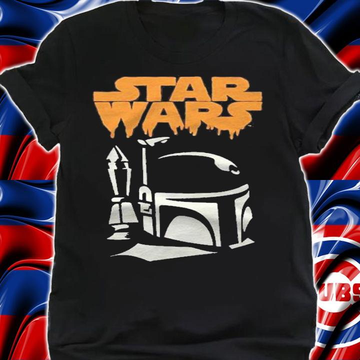 Star Wars Boba Fett Dripping Ooze Logo Halloween Shirt t-shirt