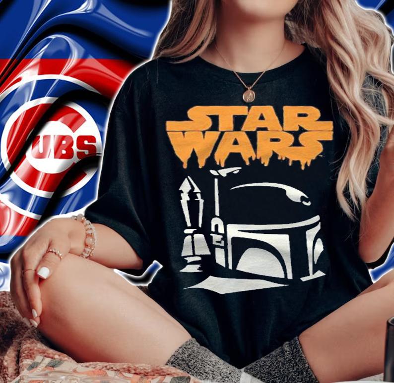 Star Wars Boba Fett Dripping Ooze Logo Halloween Shirt t-shirt