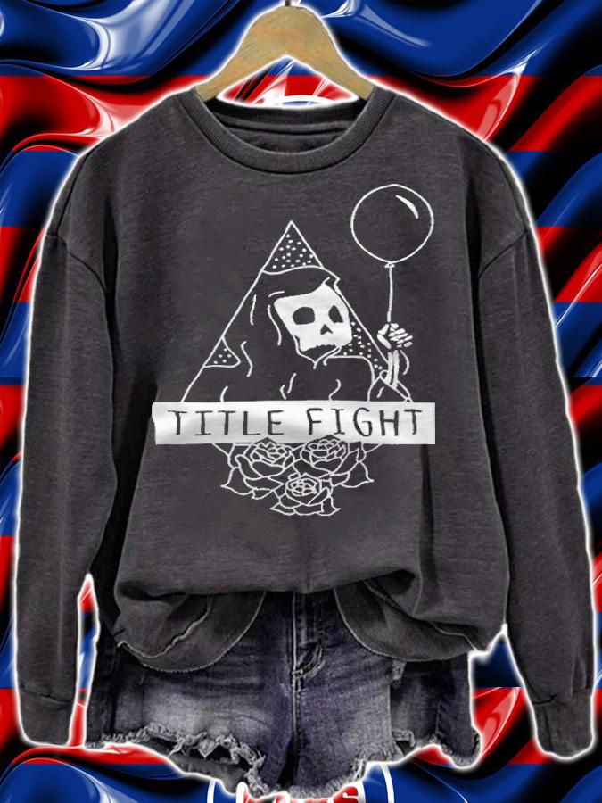 Title Fight skeleton balloons T-shirt t-shirt sweatshirt