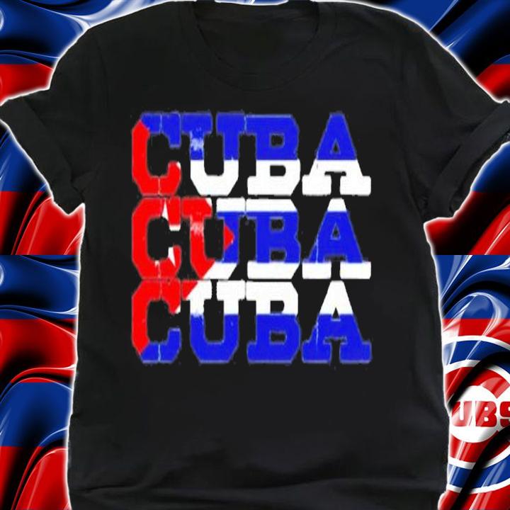 Cuba Cuban Flag Country Gift T-Shirt t-shirt