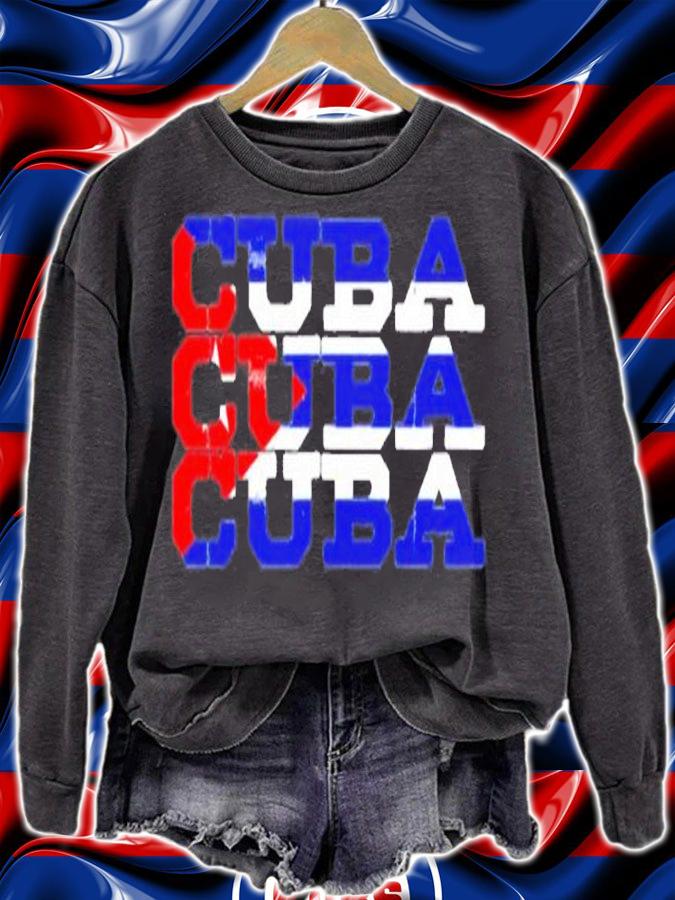 Cuba Cuban Flag Country Gift T-Shirt t-shirt