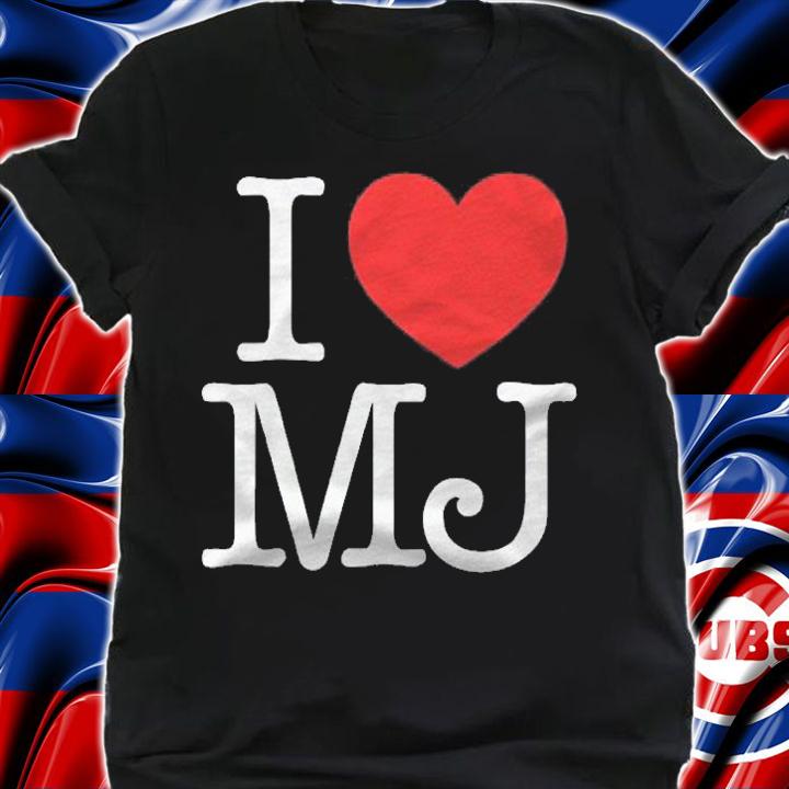 I Love (Heart) Mj Michael Jackson Shirt t-shirt shirt
