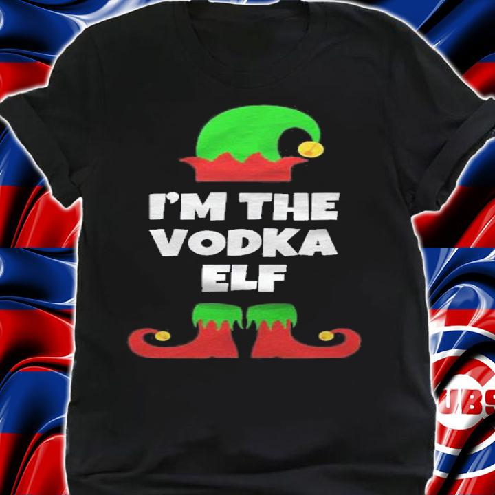 Im The Vodka Elf Funny Family Christmas Gift Drinking Shirt t-shirt shirt