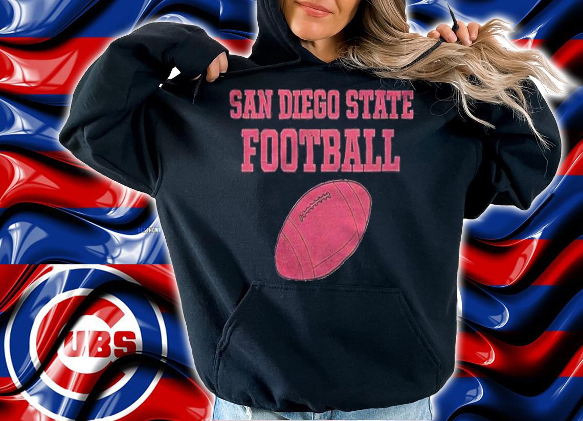 San Diego State football logo ball T-shirt t-shirt hoodie