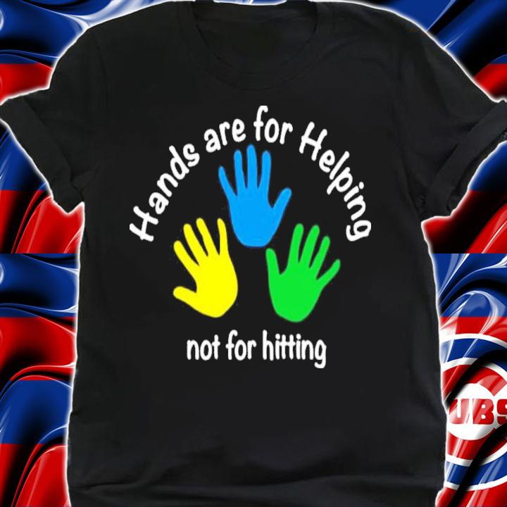 Zonta Club Hands Are For Helping Not Hitting Shirt t-shirt