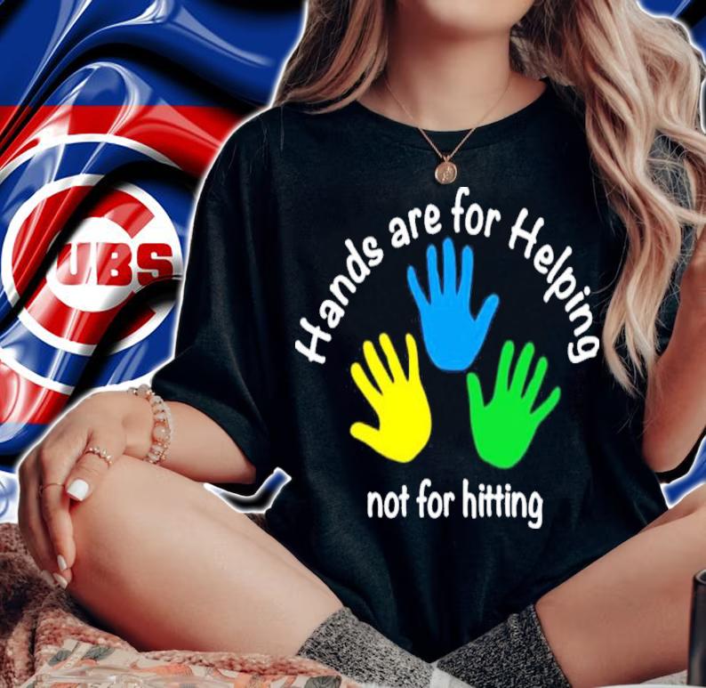 Zonta Club Hands Are For Helping Not Hitting Shirt t-shirt