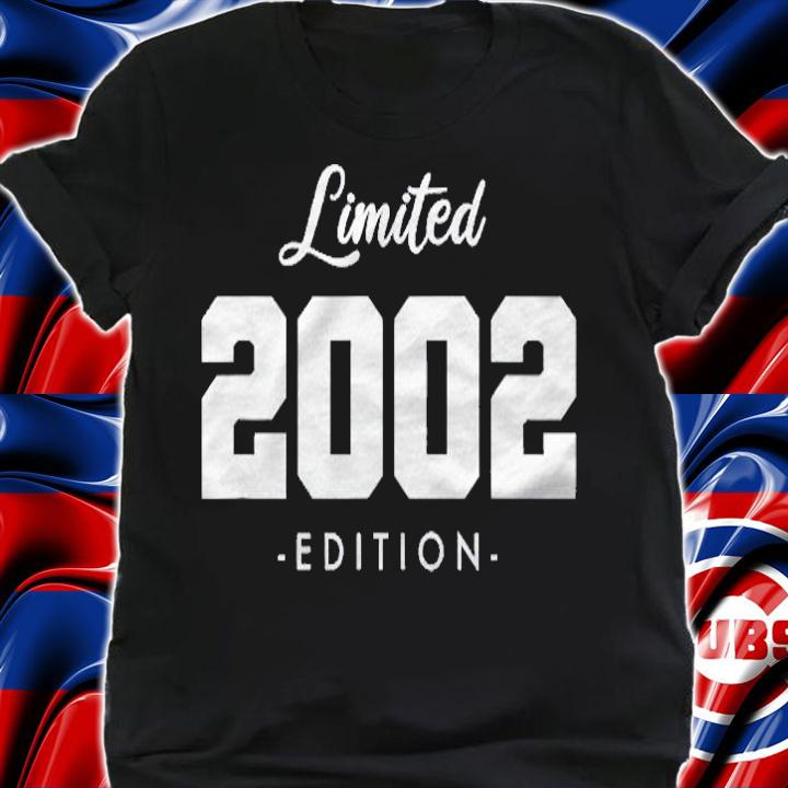Gift For 19 Years Old 2002 Limited Edition 19Th Birthday Shirt shirt