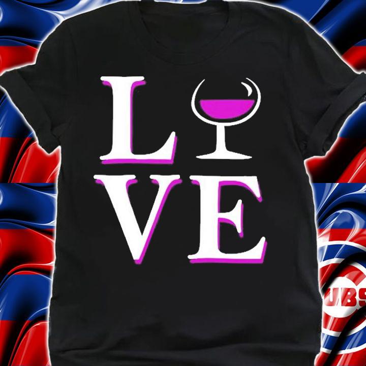 I Love Wine Glass Of Wine Pullover T-Shirt