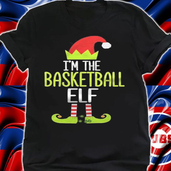 Im The Basketball Elf Shirt Christmas Family Elf Costume T-shirt shirt