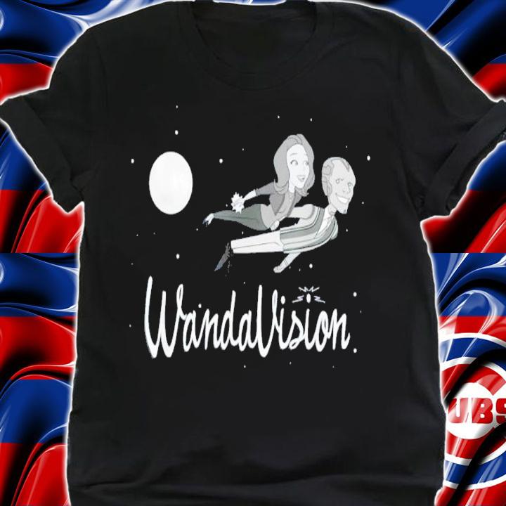 Marvel Wandavision Wanda And Vision 60s Moonlight Flight Shirt