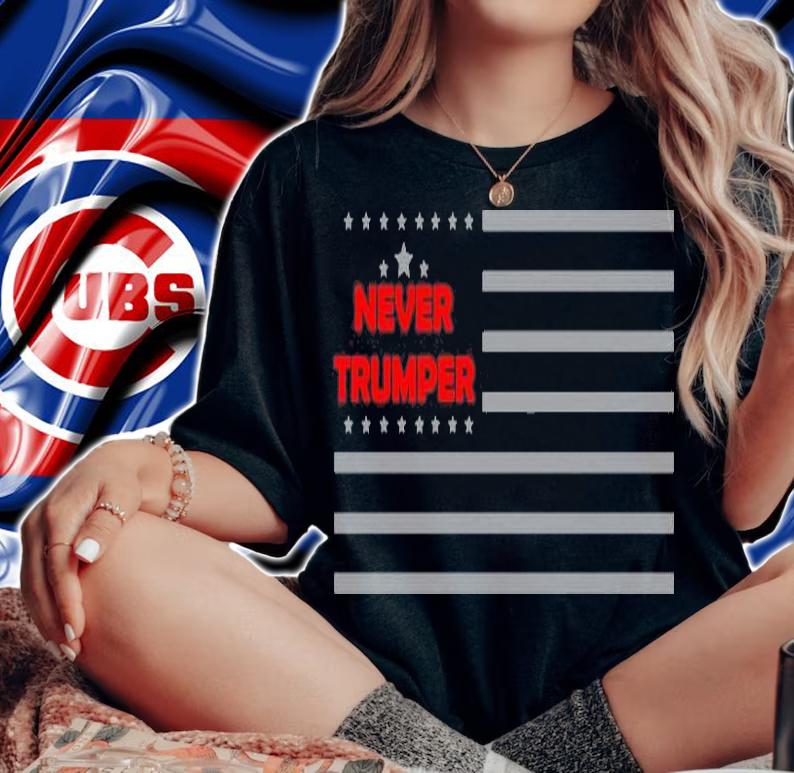 Never Trumper US Flag T-Shirt