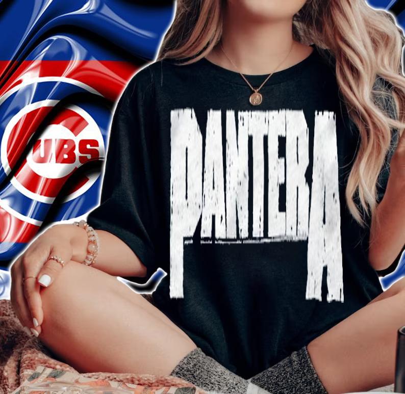 Pantera logo T-shirt woman shirt