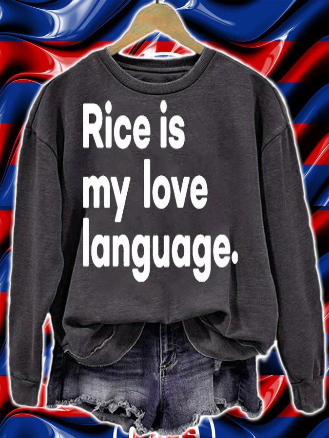 Rice Is My Love Language T-Shirt