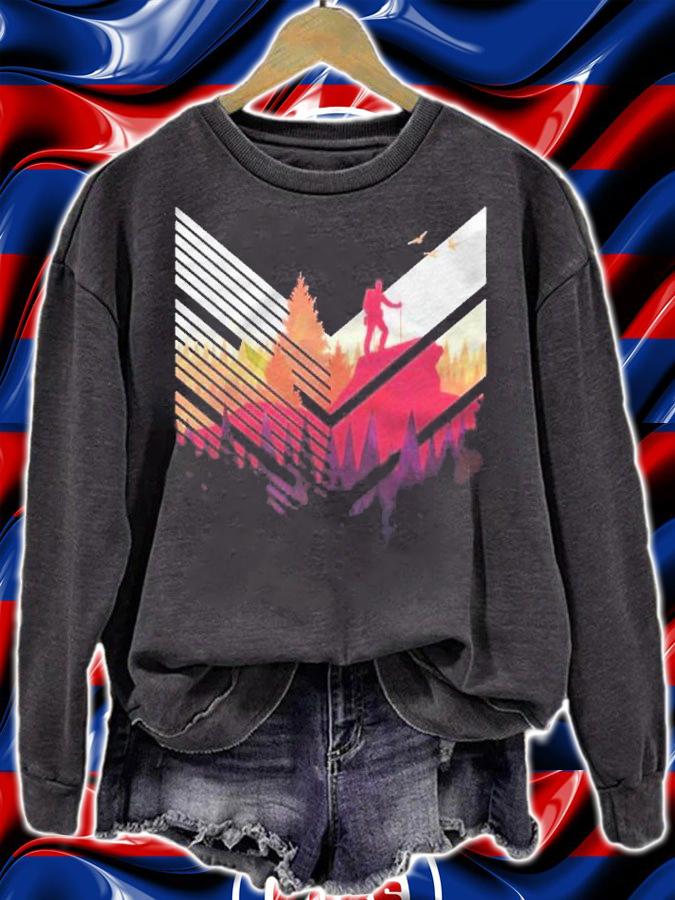 Colorful Hiking Mountain Nature Lover shirt