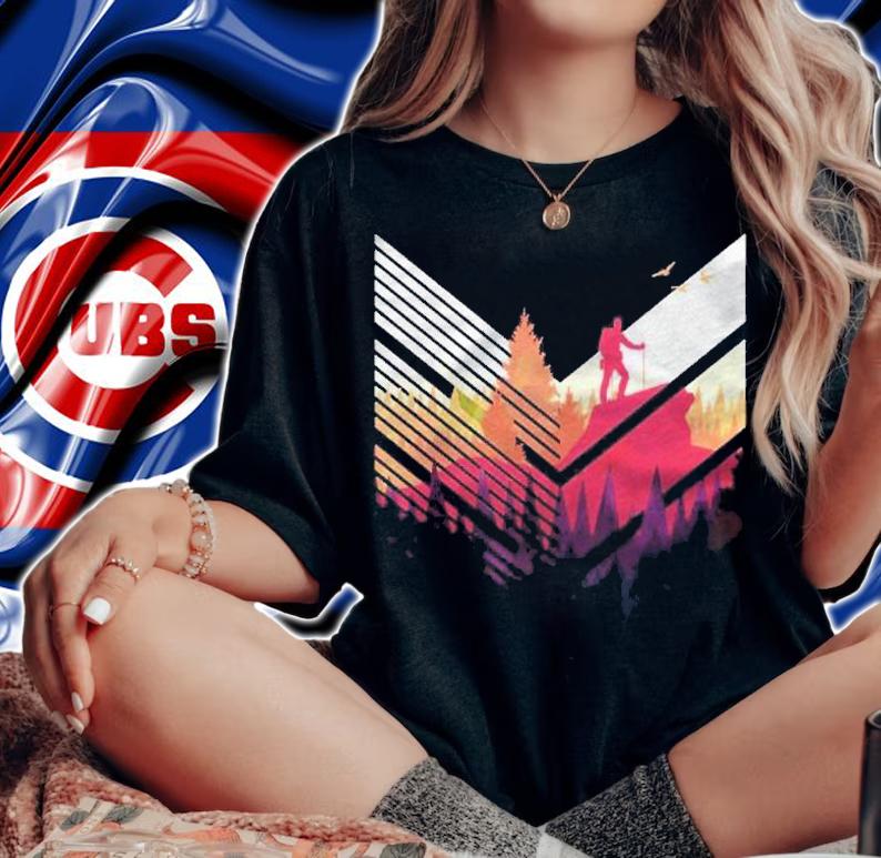 Colorful Hiking Mountain Nature Lover shirt